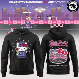 F1 Academy x Hello Kitty Friends 2026 Pink Hoodie 7