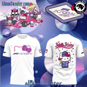 F1 Academy x Hello Kitty Friends 2026 Pink T Shirt 2