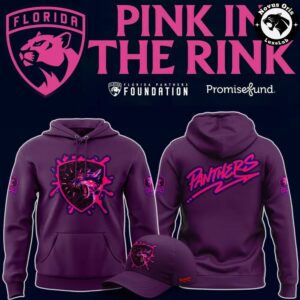 Florida Panthers Pink In The Rink Night 2026 Purple Hoodie