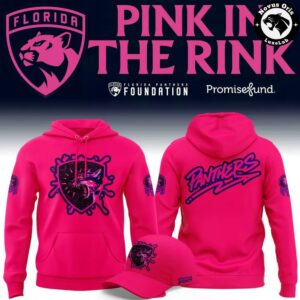 Florida Panthers Pink In The Rink Night 2026 Purple Hoodie 4