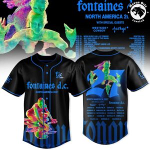 Fontaines D.C. North America 2027 Tour Baseball Jersey