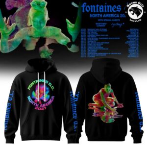 Fontaines DC North America 2027 Tour Pullover Hoodie 3