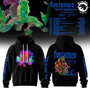 Fontaines DC North America 2027 Tour Pullover Hoodie 4