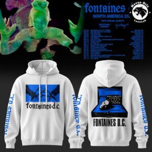 Fontaines DC North America 2027 Tour Pullover Hoodie 6