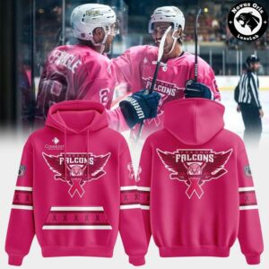 Fresno Falcons Breast Cancer Awareness Night 2026 Pink Hoodie