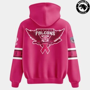 Fresno Falcons Breast Cancer Awareness Night 2026 Pink Hoodie 3