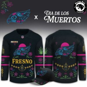 Fresno Falcons x Dia De Los Muertos 2026 Custom Hockey Jersey 2