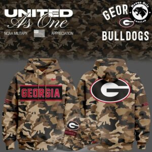 Georgia Bulldogs Military Appreciation 2026 Camo Hoodie