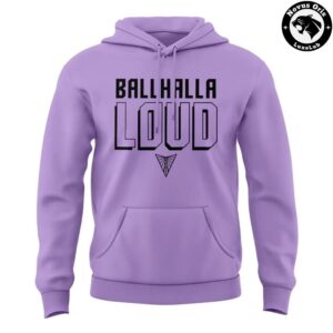 Golden State Valkyries Ballhalla Loud 2026 Purple Pullover Hoodie 2