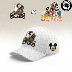 Grand Rapids Griffins x Mickey Mouse Friends Custom Hockey Jersey 3