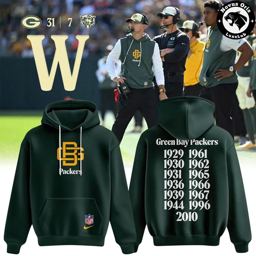 Green Bay Packers Rivalries Sideline 2026 Dark Green Hoodie Green Bay Packers Rivalries Sideline 2026 Dark Green Hoodie