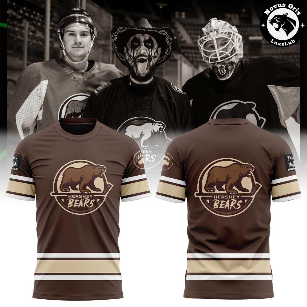 Hershey Bears Glow in the Dark Nights 2026 Graphic T-Shirt Hershey Bears Glow in the Dark Nights 2026 Graphic T-Shirt