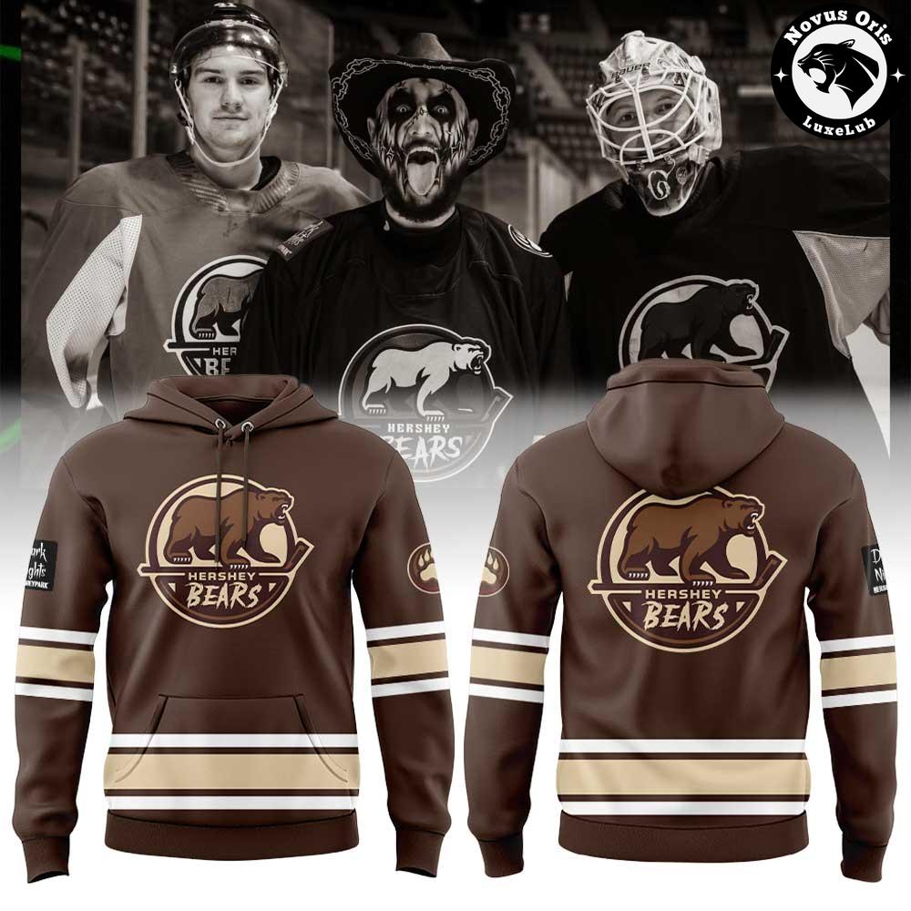 Hershey Bears Glow in the Dark Nights 2026 Pullover Hoodie Hershey Bears Glow in the Dark Nights 2026 Pullover Hoodie