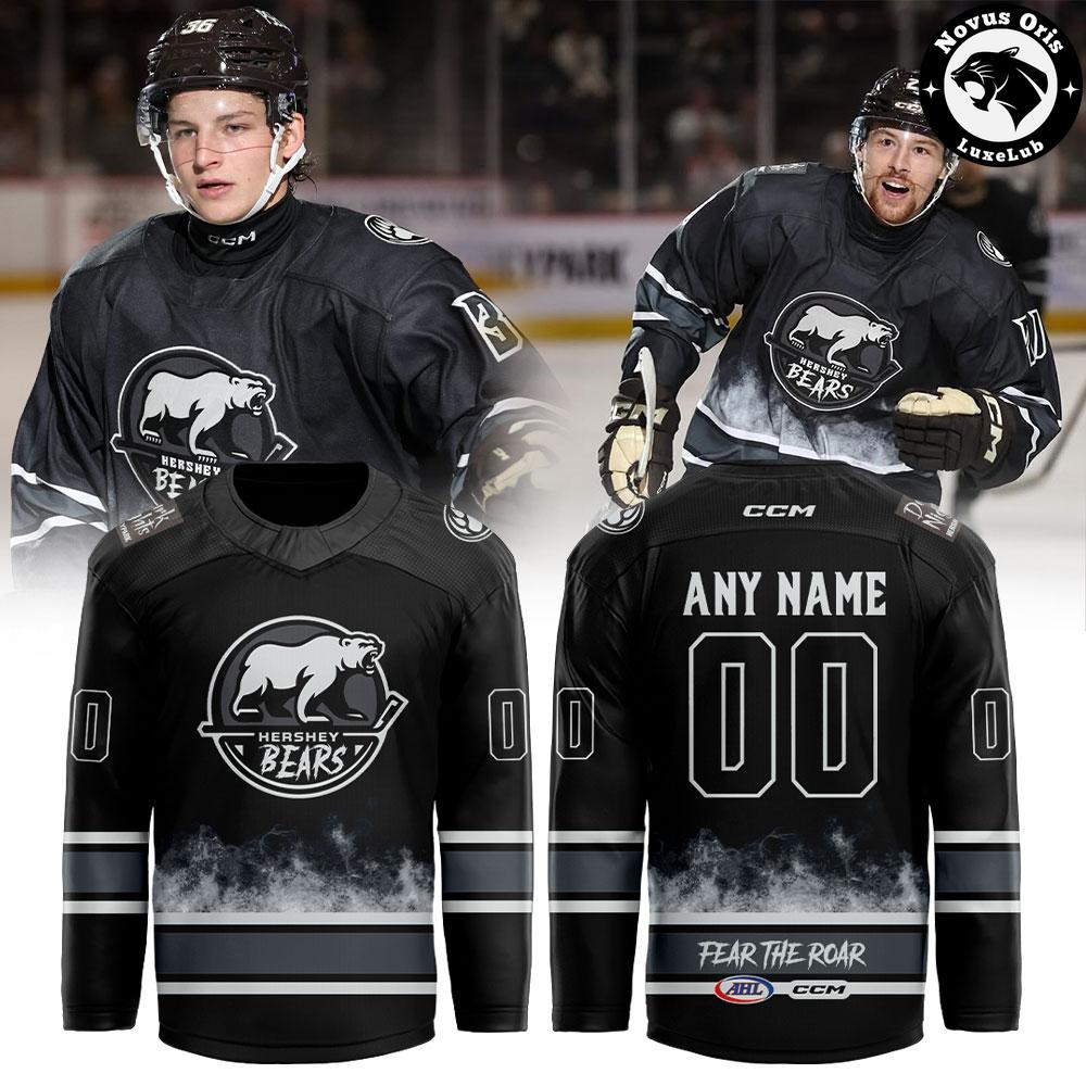 Hershey Bears Hersheypark Dark Nights 2026 Custom Hockey Jersey Hershey Bears Hersheypark Dark Nights 2026 Custom Hockey Jersey