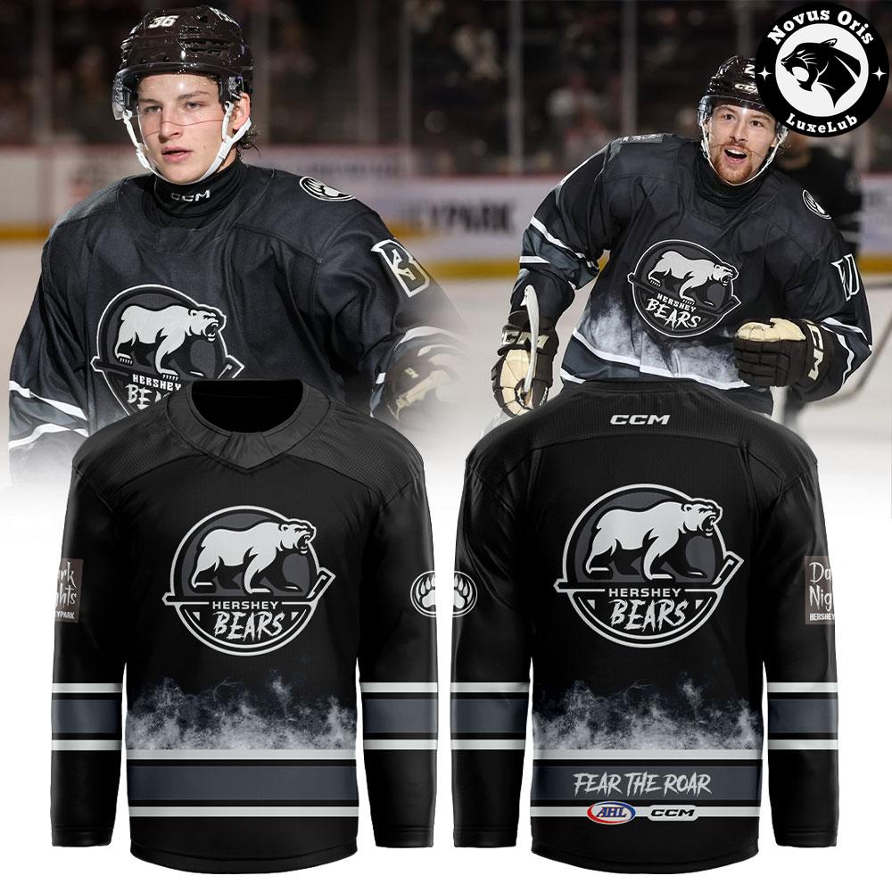 Hershey Bears Hersheypark Dark Nights 2026 Custom Hockey Jersey Hershey Bears Hersheypark Dark Nights 2026 Custom Hockey Jersey