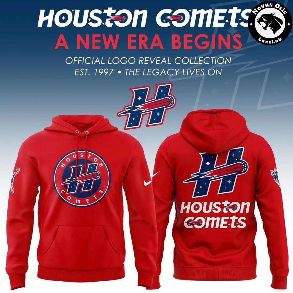Houston Comets A New Era Begins 2026 Hoodie Houston Comets A New Era Begins 2026 Hoodie