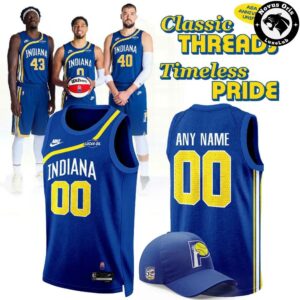 Indiana Pacers ABA Classic Edition 2026 Custom Basketball Jersey