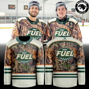 Indy Fuel Mossy Oak Camo Night 2026 Custom Hockey Jersey 2