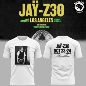 JAY-Z JAY-Z30 The Marathon Continues 2026 White T-Shirt