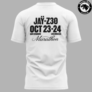 JAY Z JAY Z30 The Marathon Continues 2026 White T Shirt 3