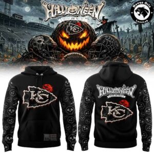 Kansas City Chiefs Halloween Night 2026 Black Hoodie