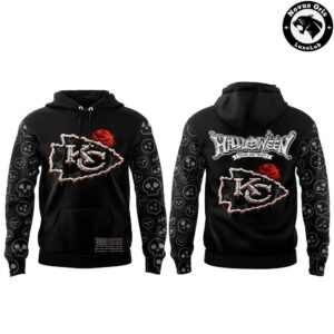 Kansas City Chiefs Halloween Night 2026 Black Hoodie 2