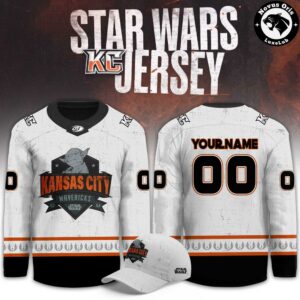 Kansas City Mavericks Star Wars Night 2026 Custom Hockey Jersey
