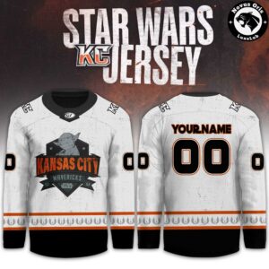 Kansas City Mavericks Star Wars Night 2026 Custom Hockey Jersey 2