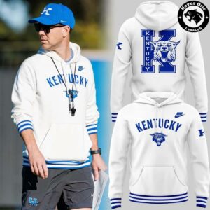 Kentucky Wildcats Retro 2026 White Pullover Hoodie