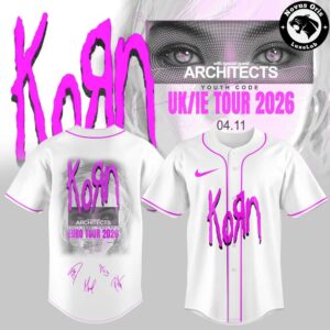 Korn UK IE Tour 2026 Signed Baseball Jersey
