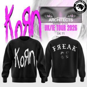 Korn UK IE Tour 2026 Signed Graphic Sweatshirt 2