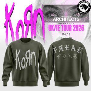 Korn UK IE Tour 2026 Signed Graphic Sweatshirt 4