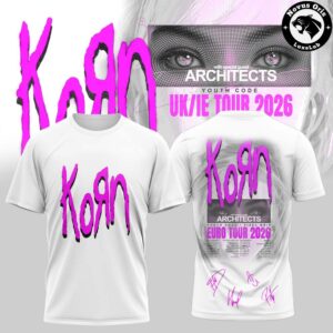 Korn UK IE Tour 2026 Signed Graphic T Shirt 10