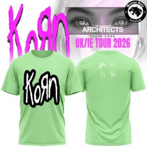 Korn UK IE Tour 2026 Signed Graphic T Shirt 12