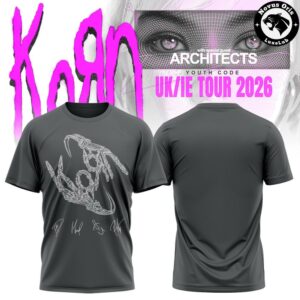 Korn UK IE Tour 2026 Signed Graphic T Shirt 4