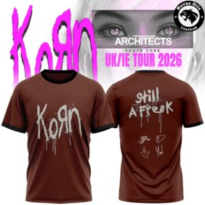 Korn UK IE Tour 2026 Signed Graphic T Shirt 7