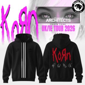 Korn UK IE Tour 2026 Signed Pullover Hoodie