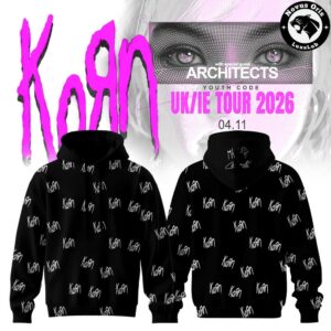 Korn UK IE Tour 2026 Signed Pullover Hoodie 2