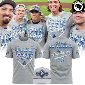 Los Angeles Dodgers Take October 2026 NL West Champions Graphic T-Shirt