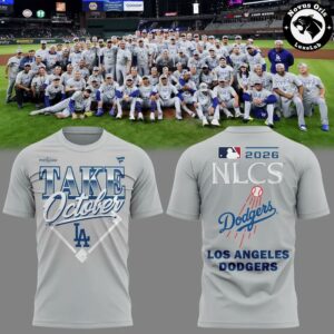Los Angeles Dodgers Take October 2026 NL West Champions Graphic T Shirt 5