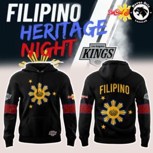 Los Angeles Kings Filipino Heritage Night 2026 Black Hoodie