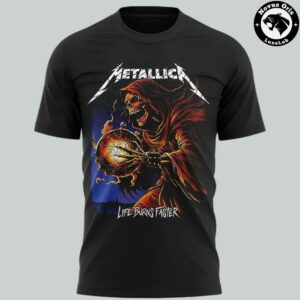 Metallica Life Burns Faster Sphere Las Vegas 2026 T Shirt 2