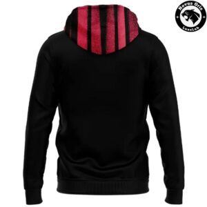 Miami Heat 2026 Black Red Paint Drip Hoodie 3