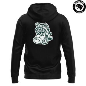 Michigan State Spartans 2026 Black Football Hoodie 3