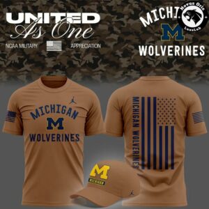 Michigan Wolverines Military Appreciation 2026 Camo T Shirt 2