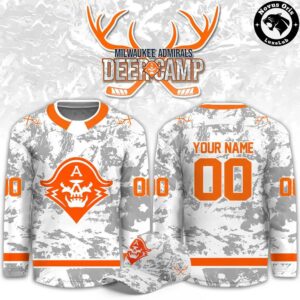Milwaukee Admirals Deer Camp 2026 Custom Hockey Jersey 2