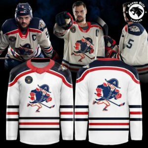 Milwaukee Admirals Fauxback Throwback Night 2026 Custom Hockey Jersey 2