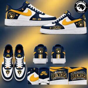 Milwaukee Brewers National League Champions 2026 Air Force 1