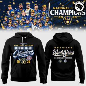 Milwaukee Brewers National League Champions 2026 Hoodie 3