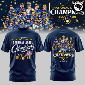 Milwaukee Brewers National League Champions 2026 T Shirt 3